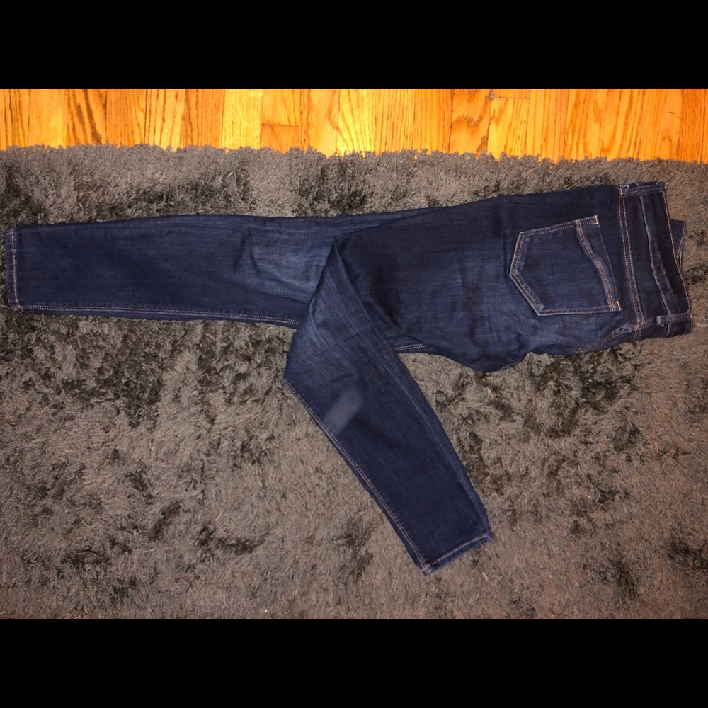 Dark denim skinny jeans